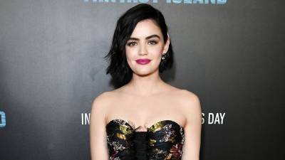 Lucy Hale Debuts Chicest Fringe Bang Your Buck