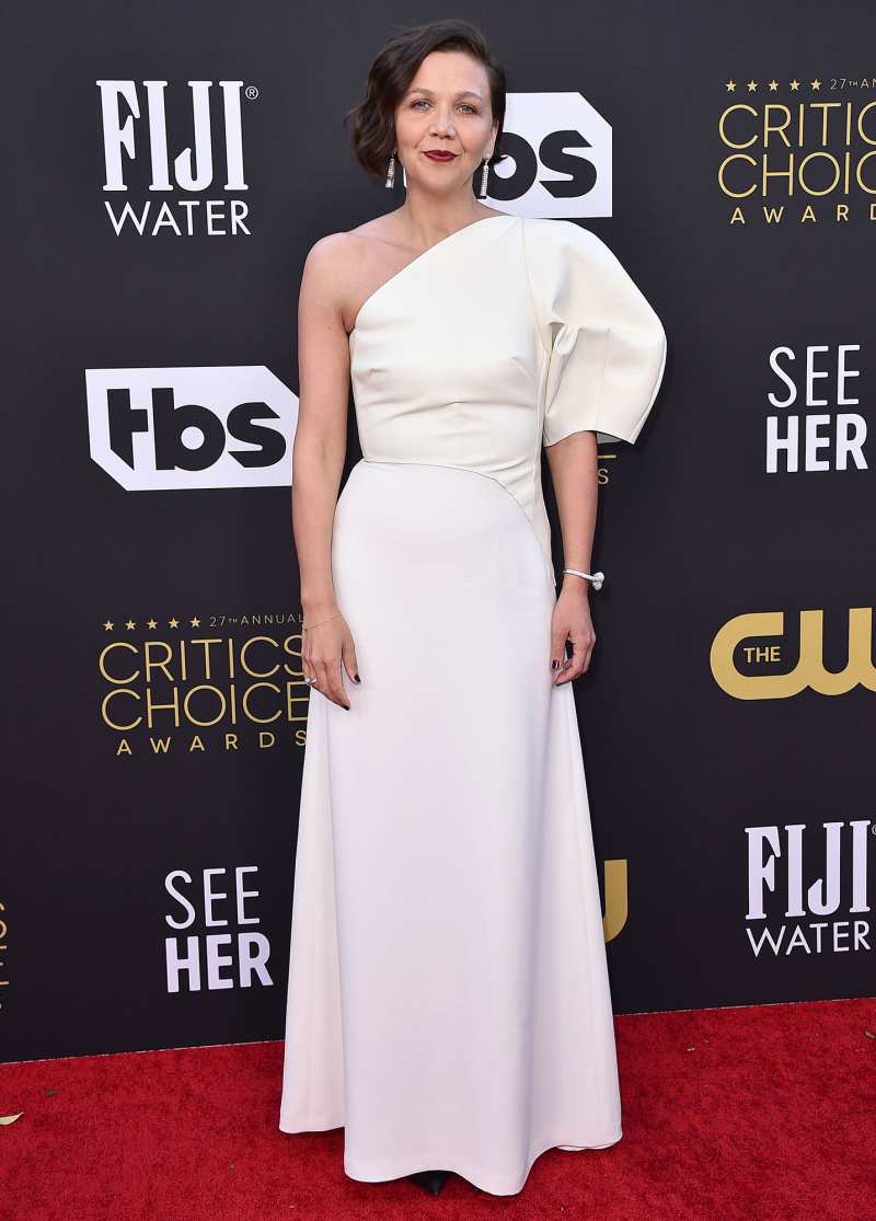 Maggie Gyllenhaal Critics Choice Awards 2022 Red Carpet Fashion