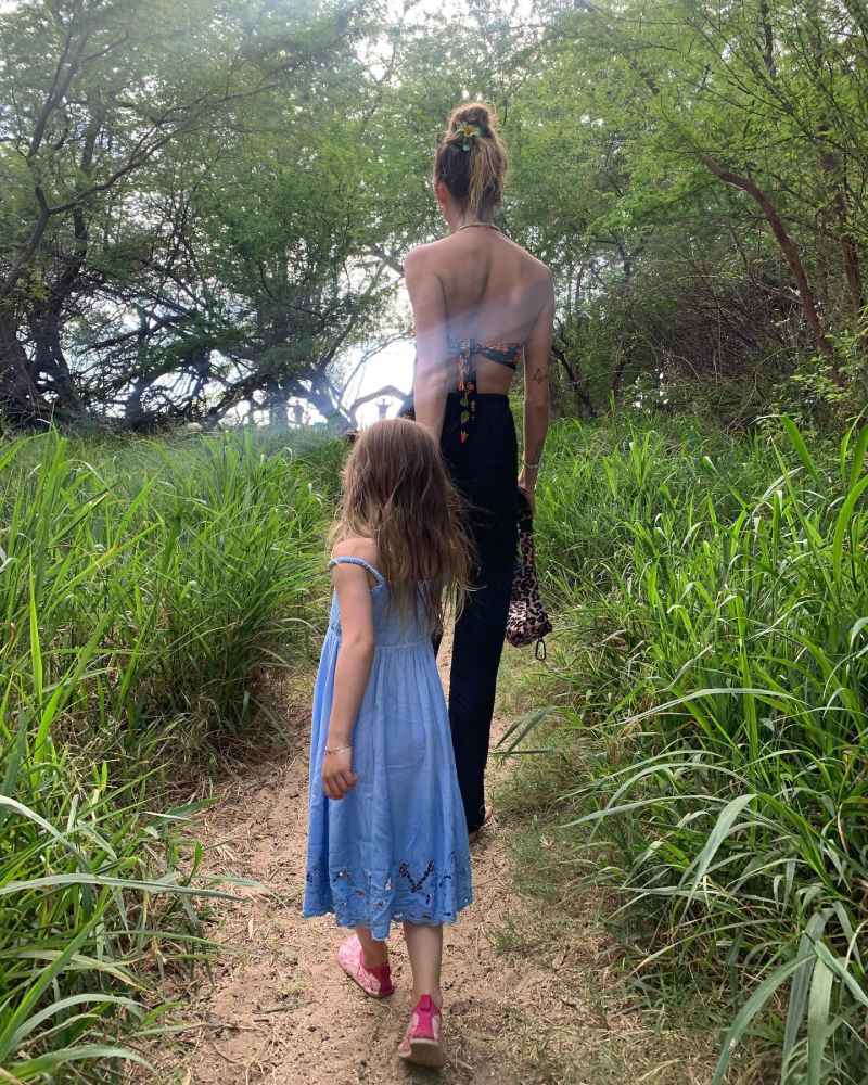 May 2021 Behati Prinsloo Instagram Adam Levine and Behati Prinsloo Rare Family Photos With Their Kids