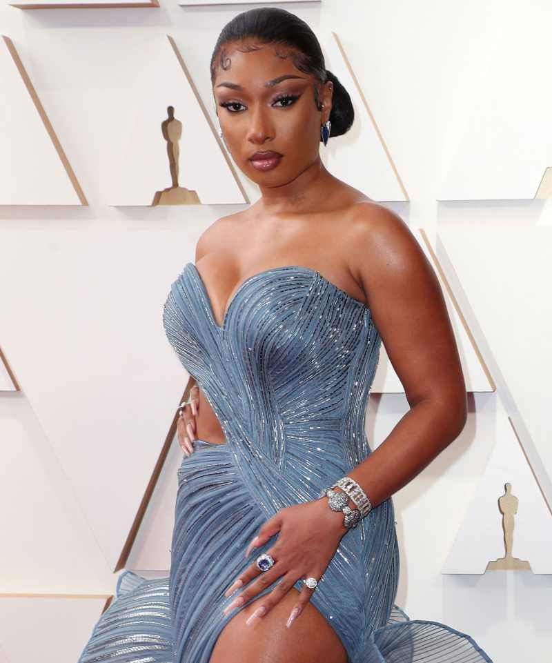 Megan Thee Stallion The Best Hair and Makeup Looks at the 2022 Academy Awards