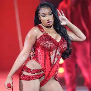 Megan Thee Stallion’s Glitzy Red Bodysuit Is Seriously Sexy