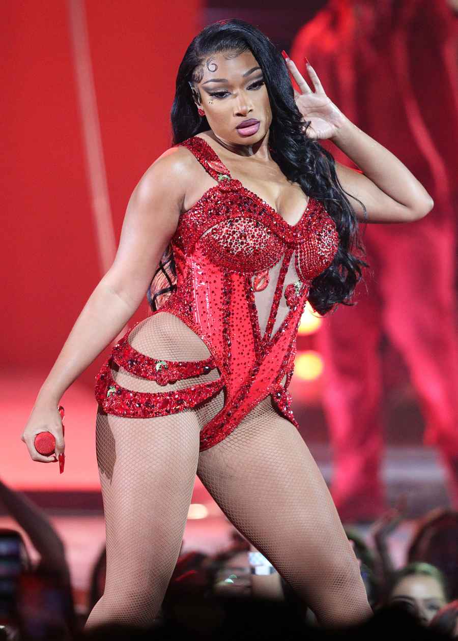 Megan Thee Stallion’s Glitzy Red Bodysuit Is Seriously Sexy