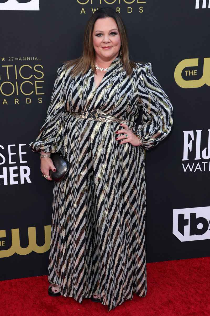 Melissa McCarthy Critics Choice Awards 2022 Red Carpet Fashion