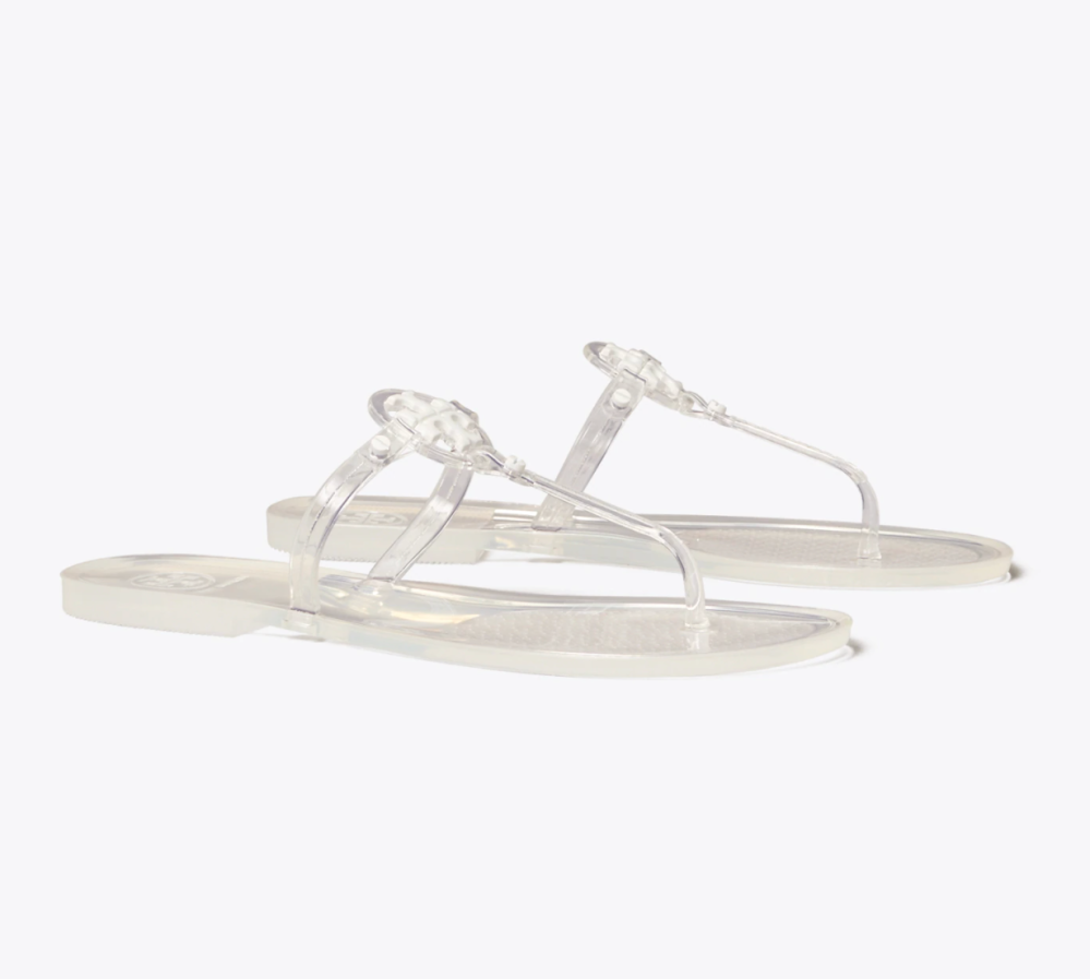 Mini Miller Jelly Thong Sandal in Clear