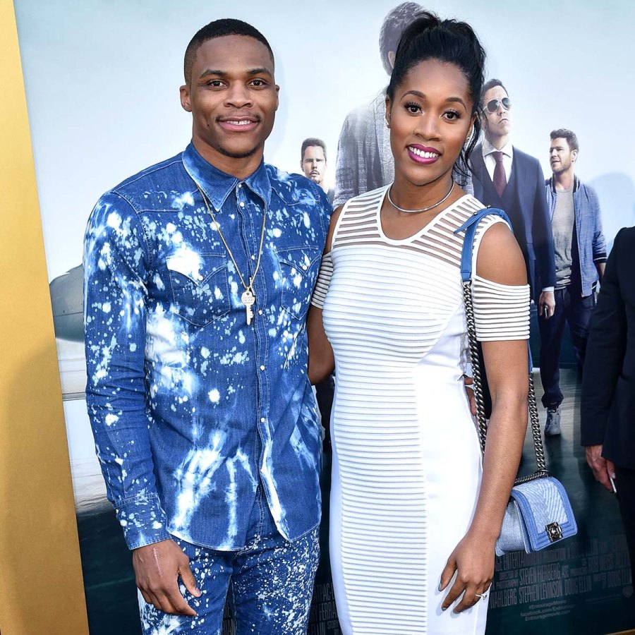 NBAs Russell Westbrook Stands Wife Nina Family Receives Death Threats
