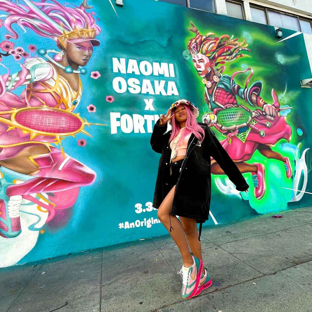 Naomi Osaka Dyed Her Hair Pink to Match Her Fortnite Character