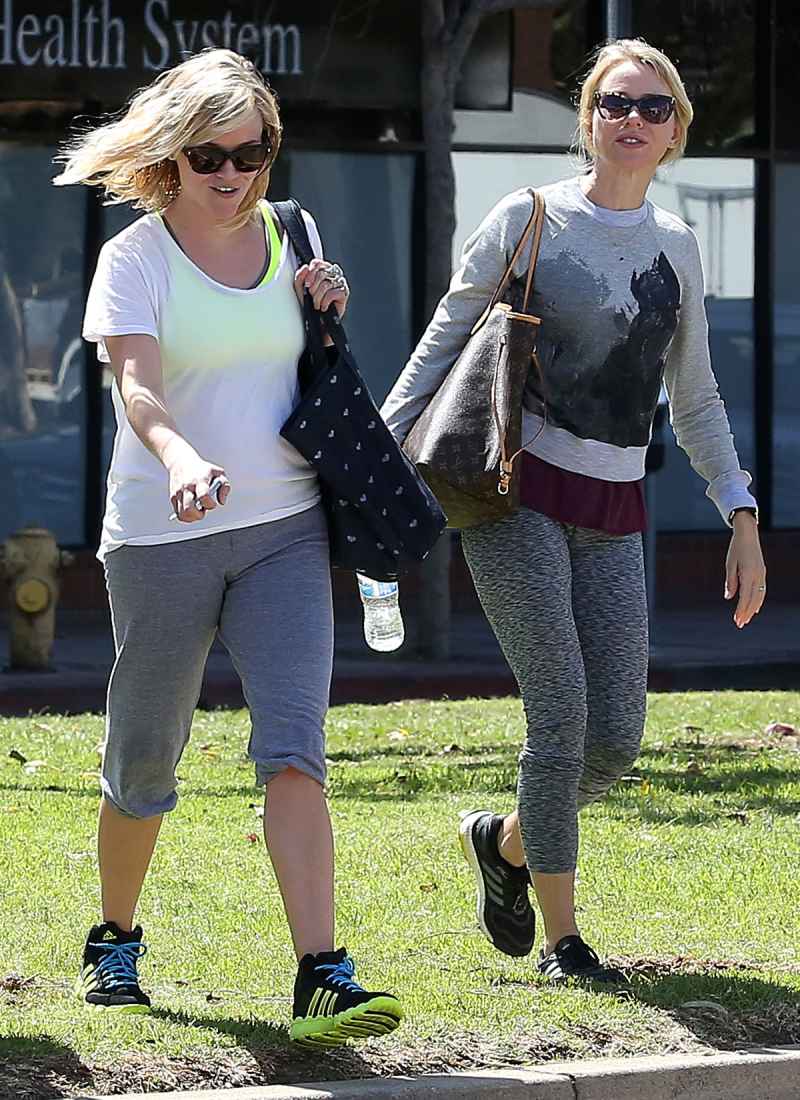 Naomi Watts and Reese Witherspoon Celebrity Workout Buddies
