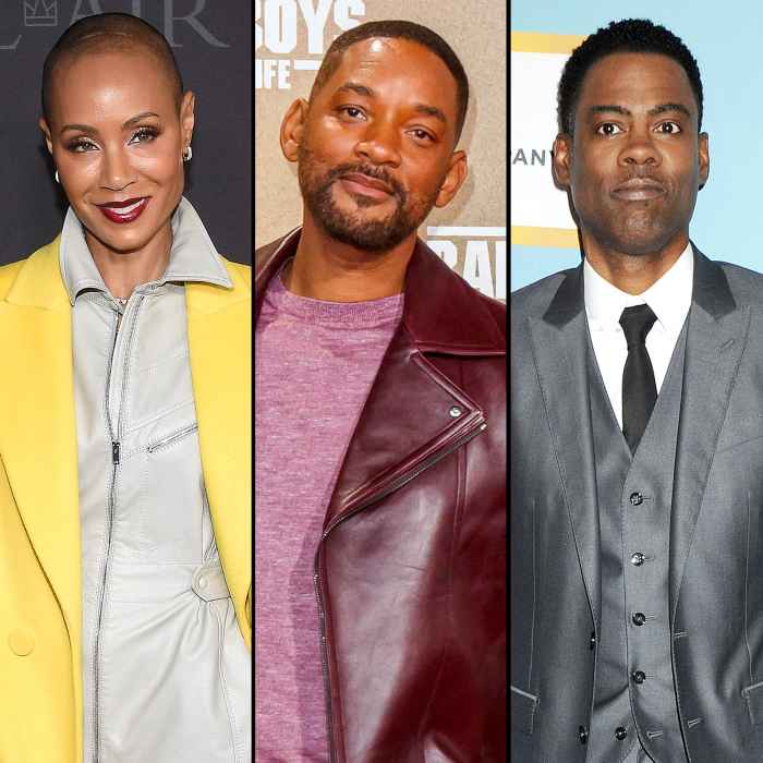 New Footage From Oscars 2022 Shows Jada Pinkett Smith Seemingly Laugh at Will Smith and Chris Rock Scuffle
