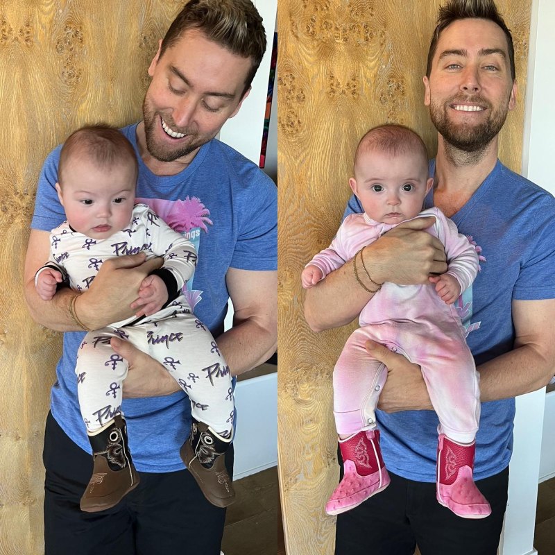 SH? New Shoes! See Lance Bass and Michael Turchin's 5-Month-Old Twins' Pics