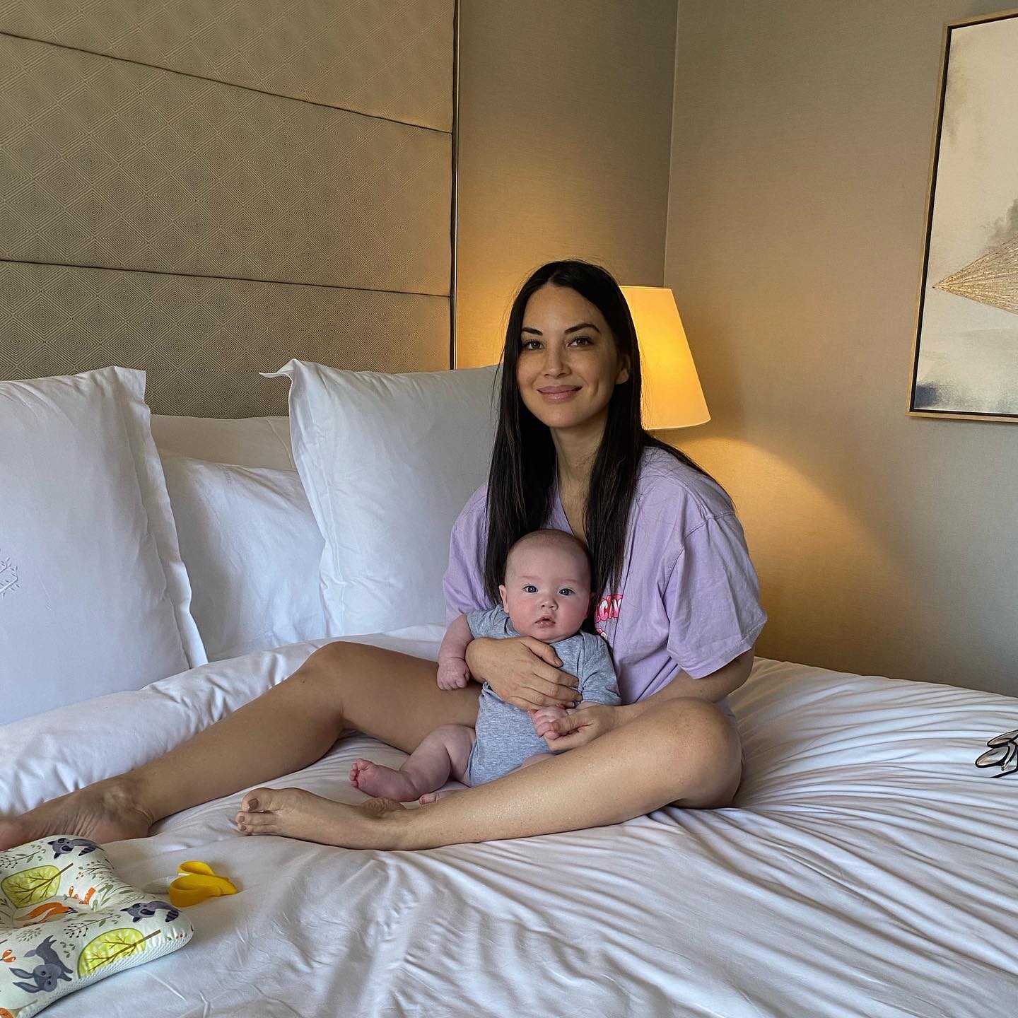 Olivia Munn and John Mulaney Celebrate 4 Months With 'Chillest' Son Malcolm