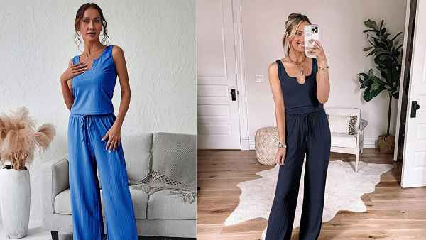 PRETTYGARDEN Women's Two Piece Ribbed Knit Set