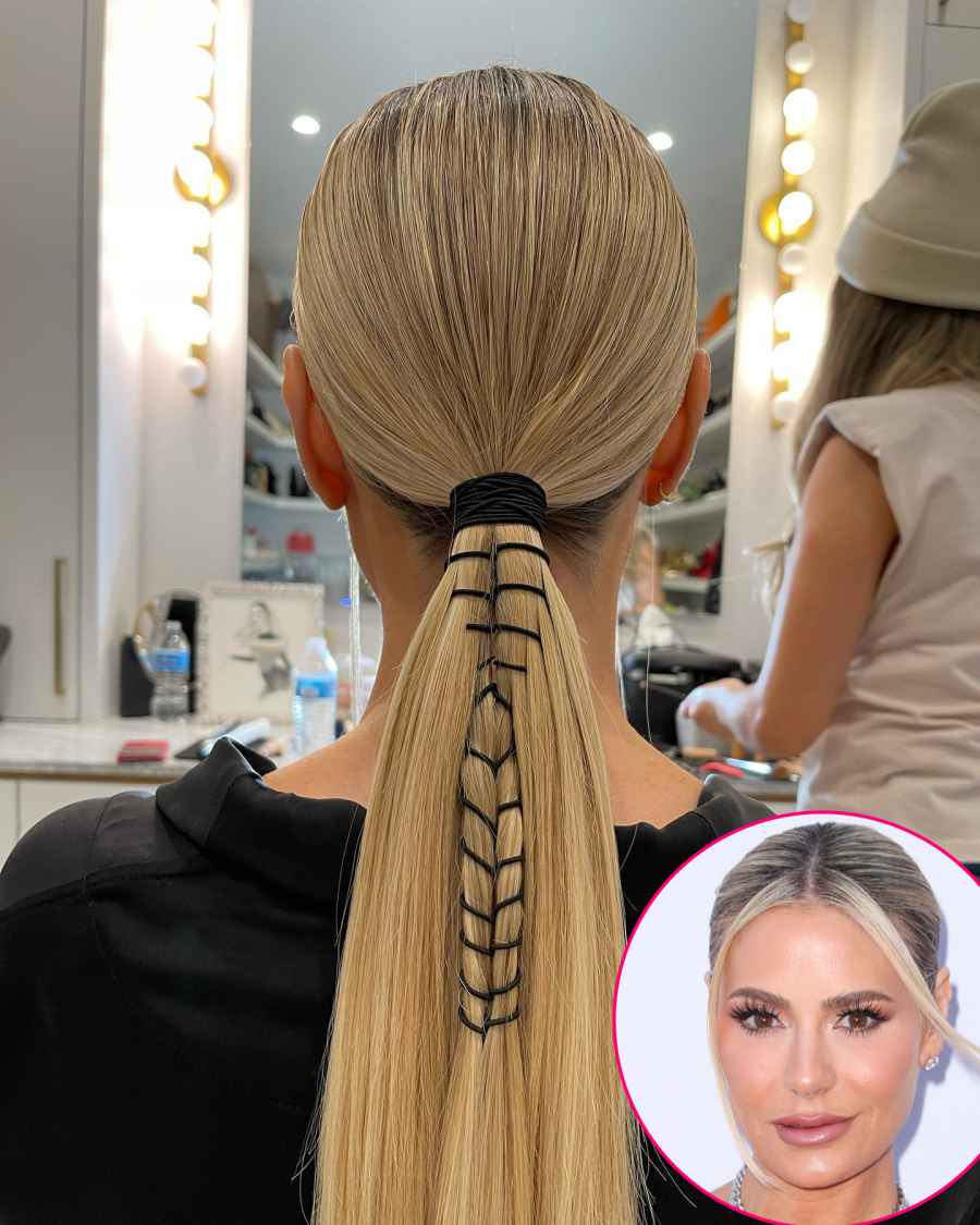 RHOBH’s Dorit Kemsley’s Triple Ponytail Is an Actual Work of Art