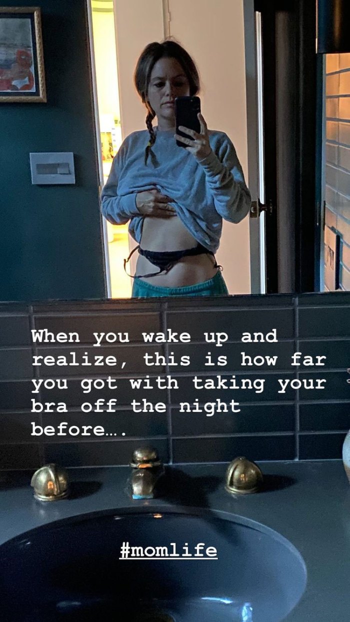 Rachel Bilson Hilariously Falls Asleep in the Middle of Taking Off Her Bra