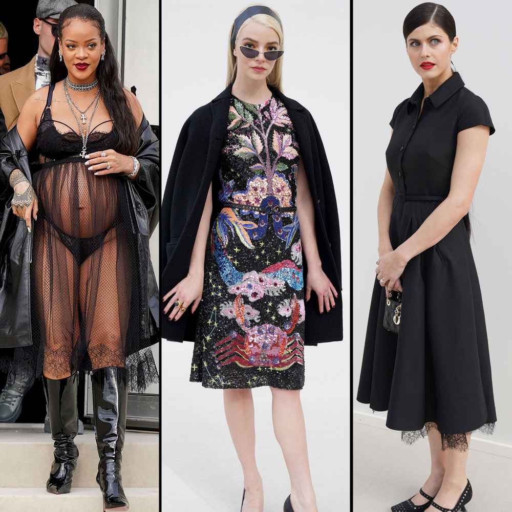 Rihanna! Anya! The Best Celeb Street Style From Paris Fashion Week