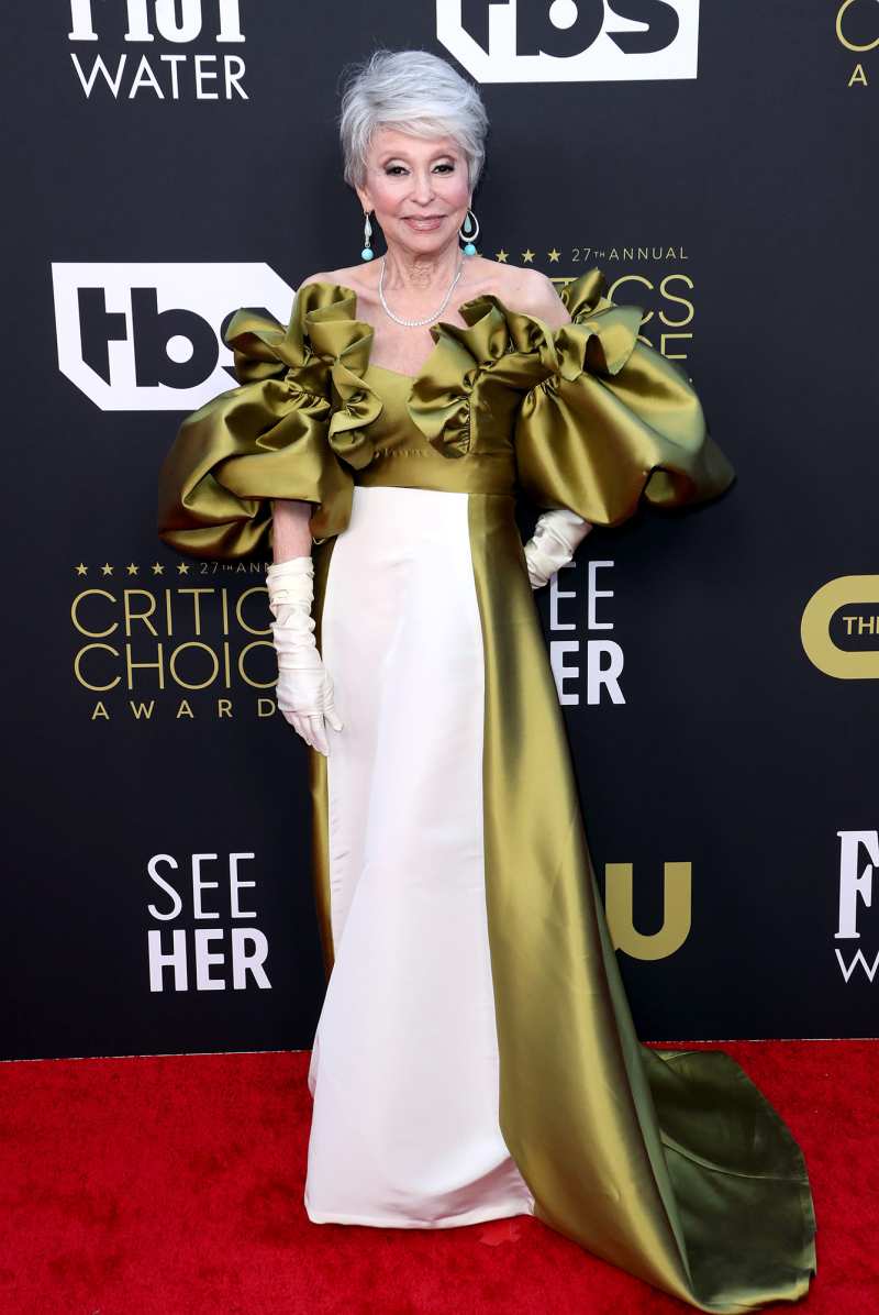 Rita Moreno Critics Choice Awards 2022 Red Carpet Fashion