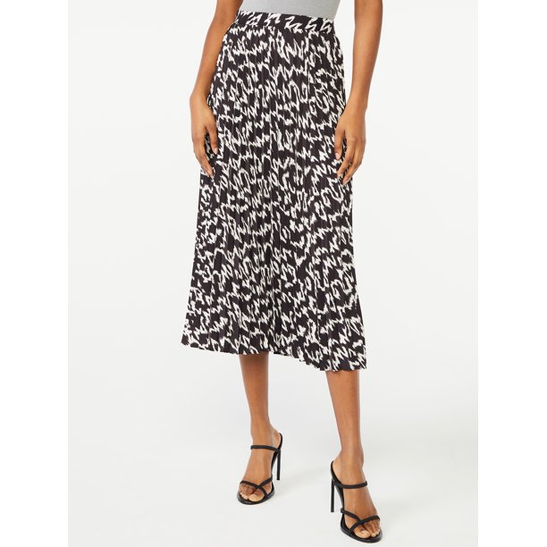 Scoop Pleated Midi Skirt Is Right on Trend for the Spring Season