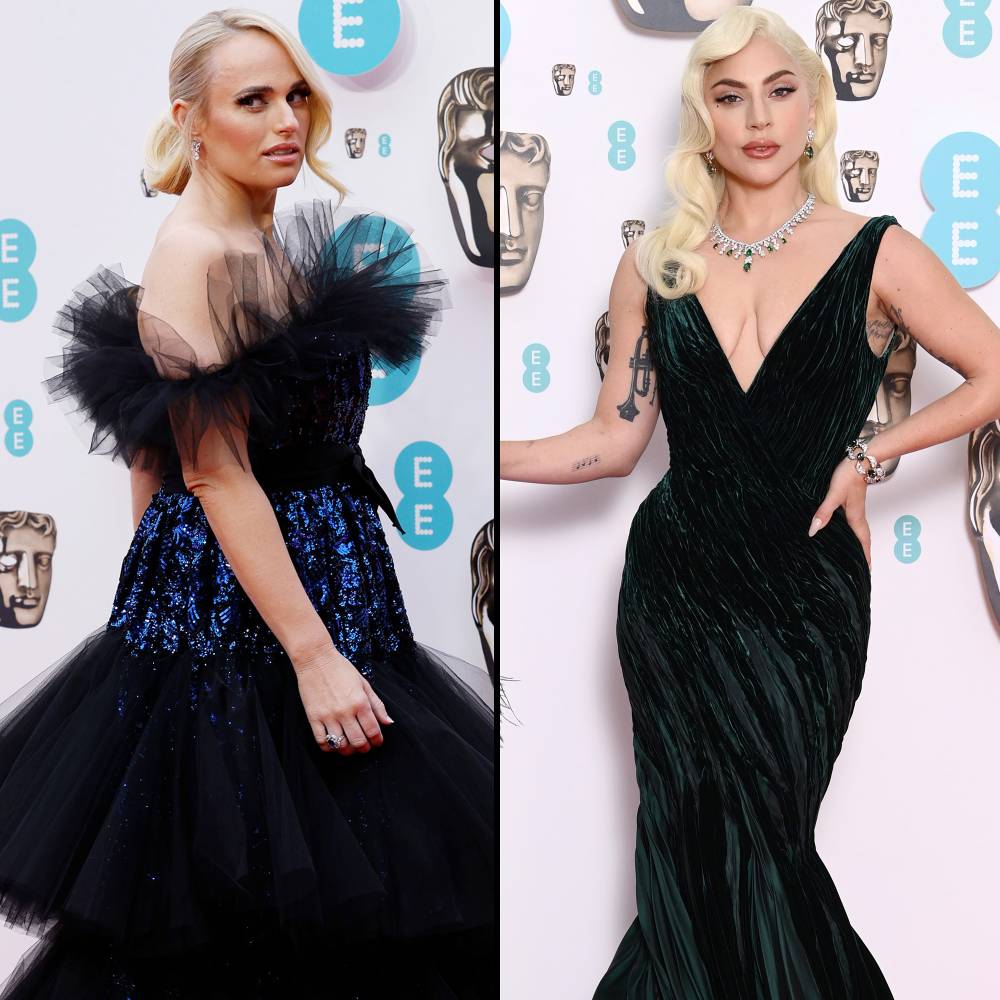 See What Stars Wore 2022 BAFTAs Rebel Wilson Lady Gaga