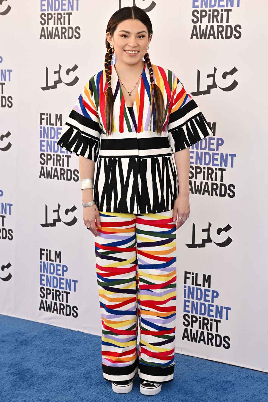 See What Stars Wore Film Independent Spirit Awards Paulina Alexis
