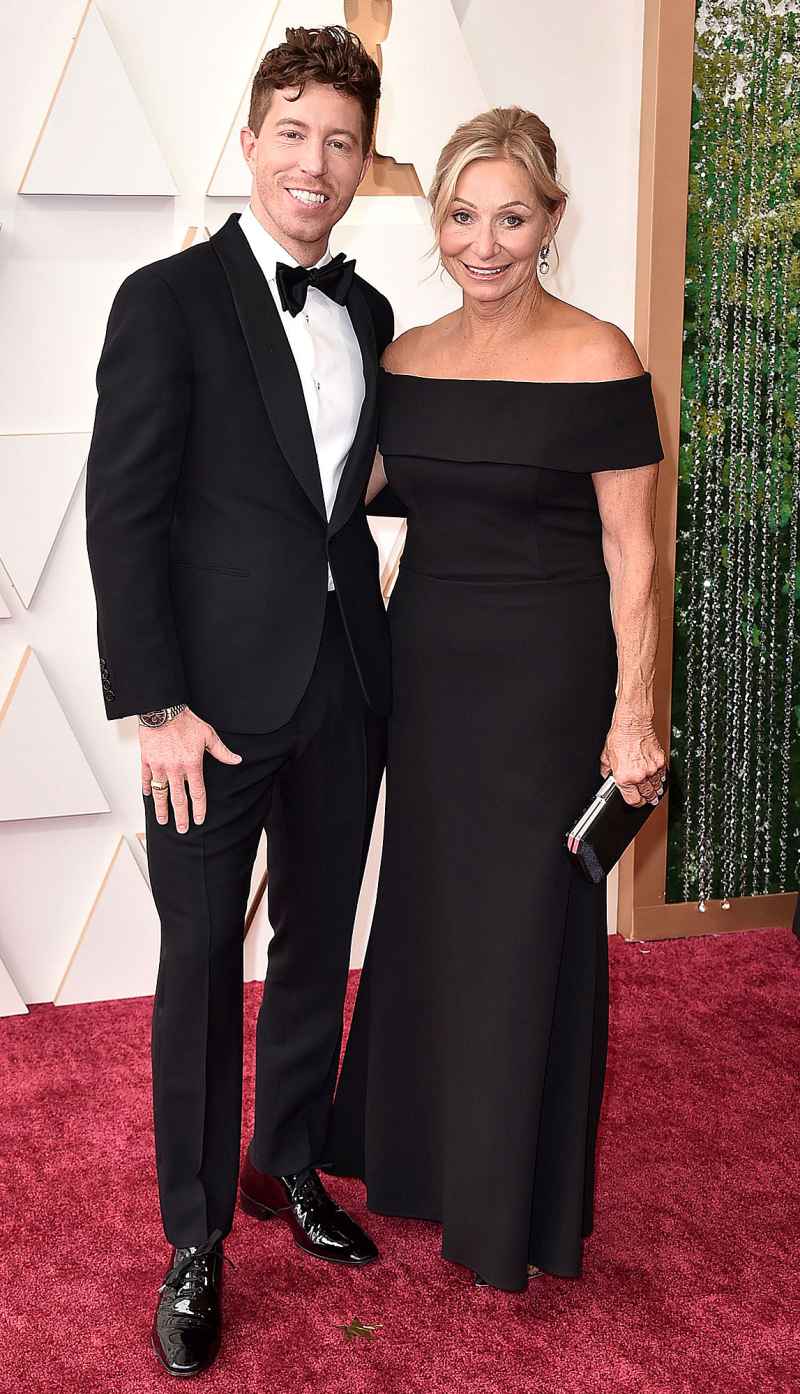Shaun White and Cathy White Family Members Oscars 2022