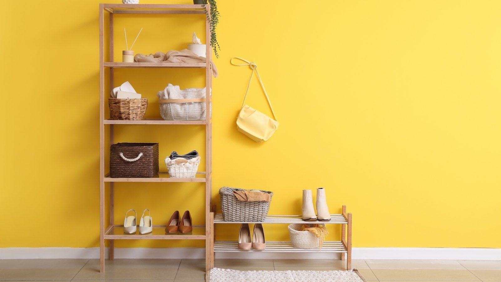 Shoe-Organizer-Storage-Stock-Photo