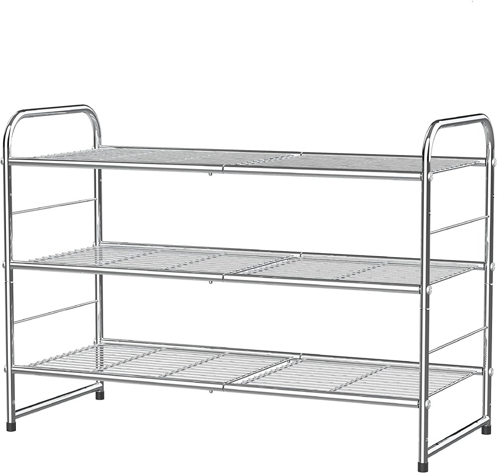 Simple Trending 3-Tier Stackable Shoe Rack