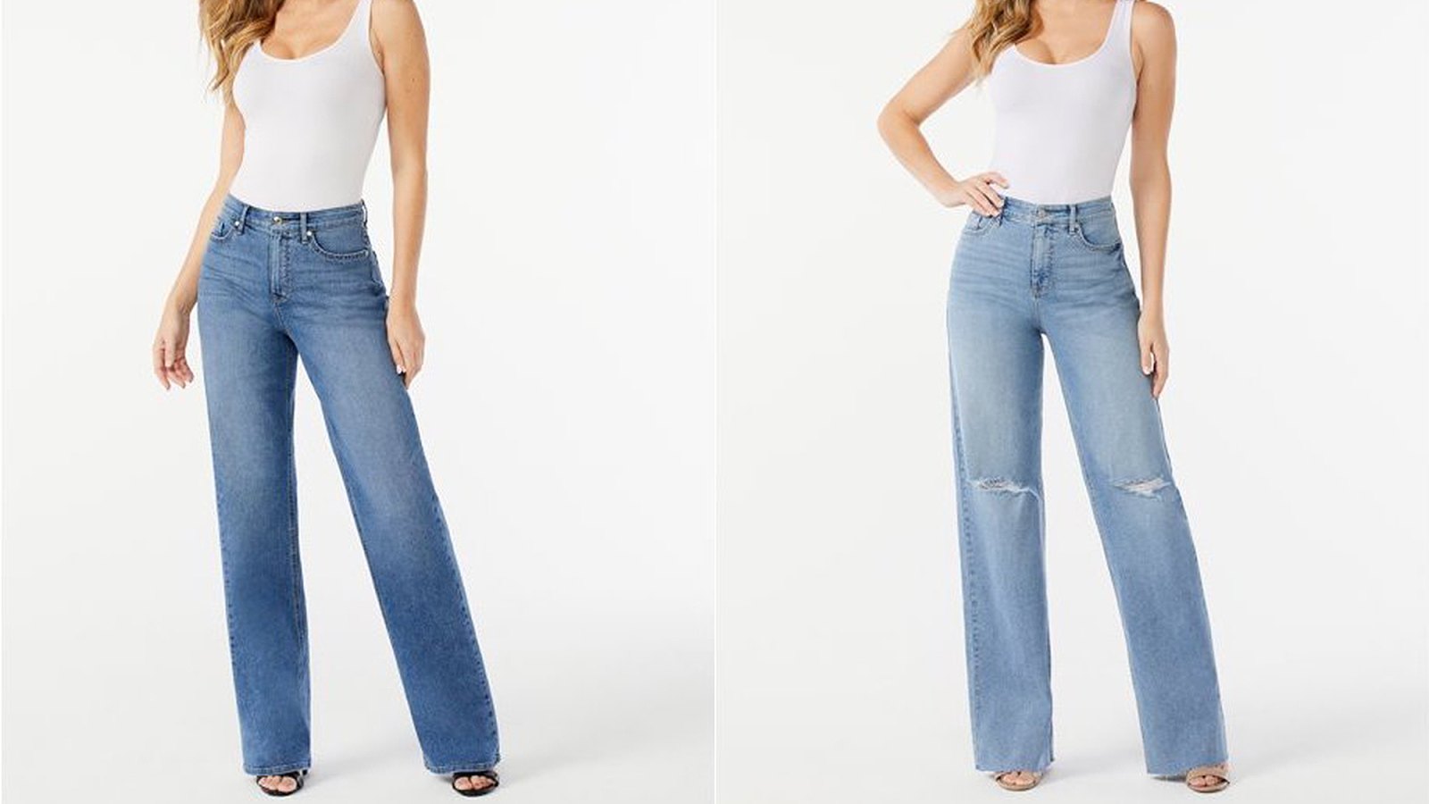 SOFIA VERGARA Trouser Flare Jeans Womens Size 8 High Rise