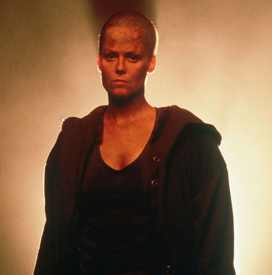 Stars With Shaved Heads Sigourney Weaver