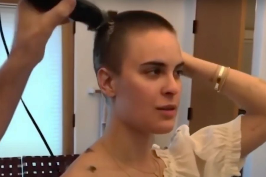 Stars With Shaved Heads Tallulah Belle Willis