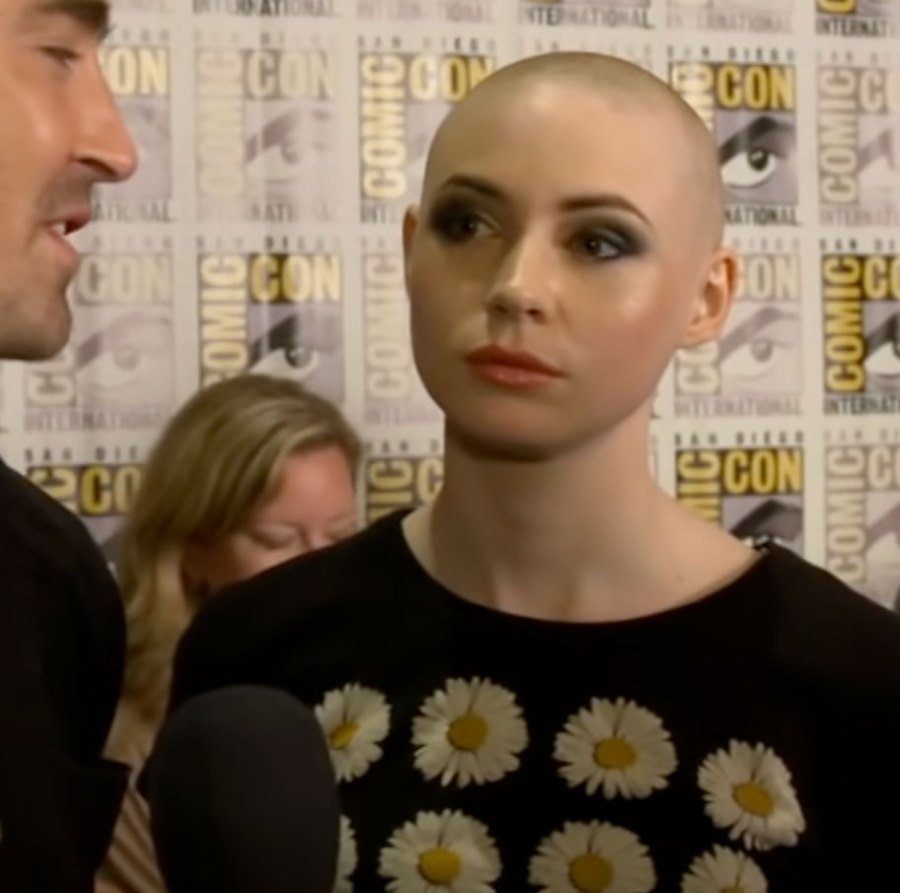 Stars With Shaved Heads Karen Gillan