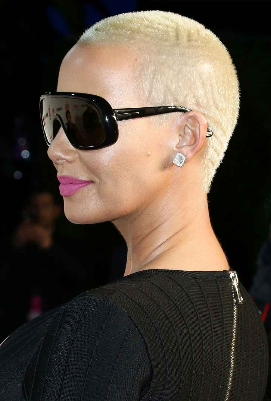 Stars With Shaved Heads Amber Rose