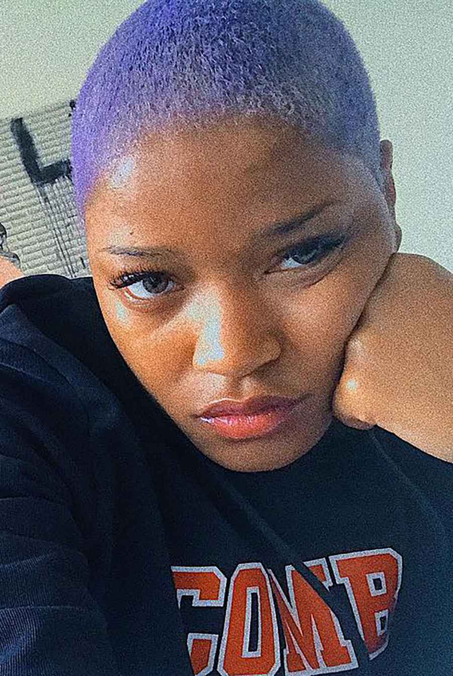 Stars With Shaved Heads keke Palmer