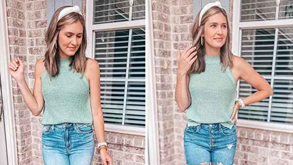 SySea Loose Knit Halter Neck Tank Top