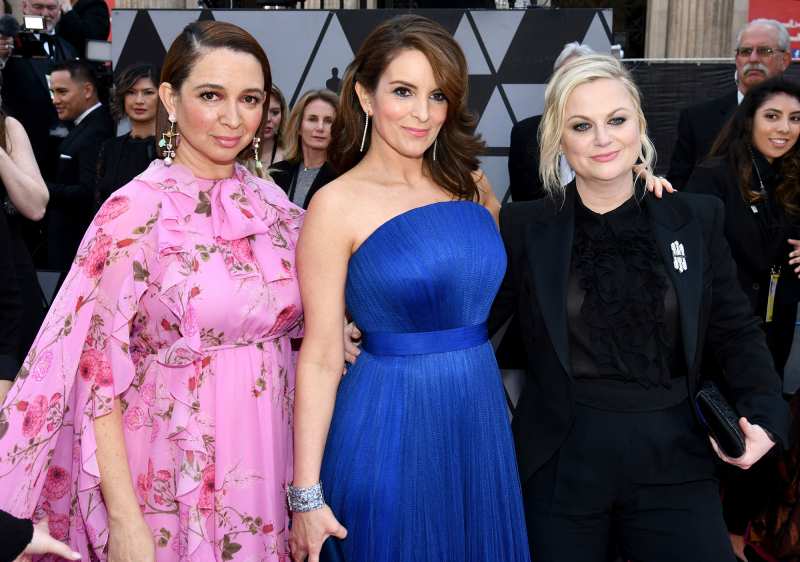Maya Rudolph, Tina Fey, Amy Poehler The Best Awards Show Costar Reunions Lady Gaga and Bradley Cooper the Cast of Scandal and More