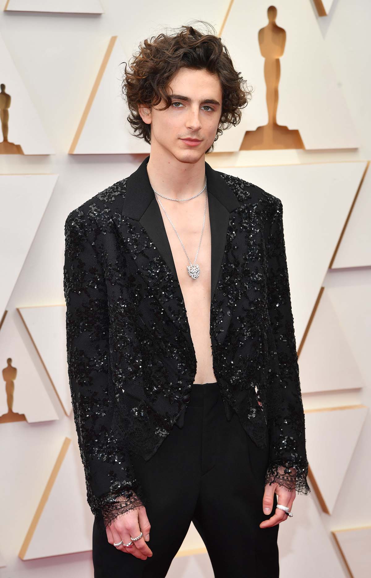 Oscars 2022: You Need to See Timothée Chalamet Shirtless on Red Carpet