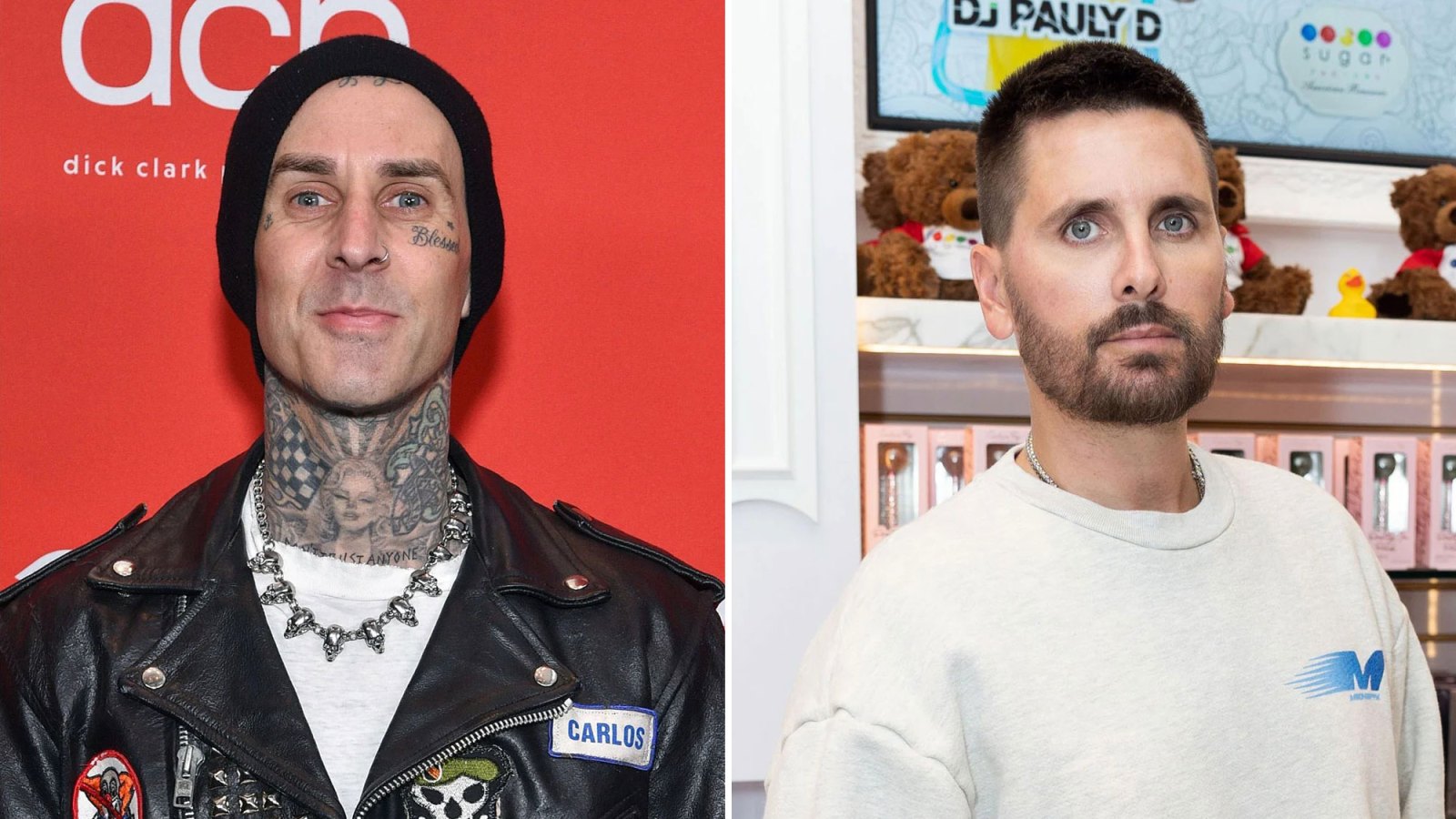 Travis Barker Tries to Be Cordial With Scott Disick for the Kids