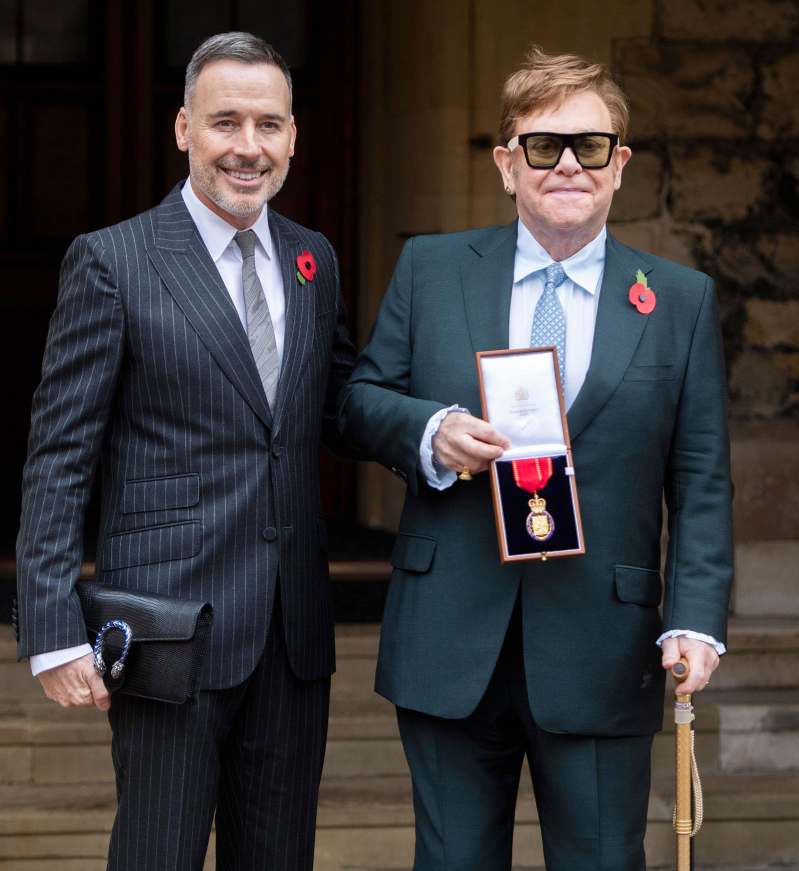 What an Honor Elton John and David Furnish Through the Years