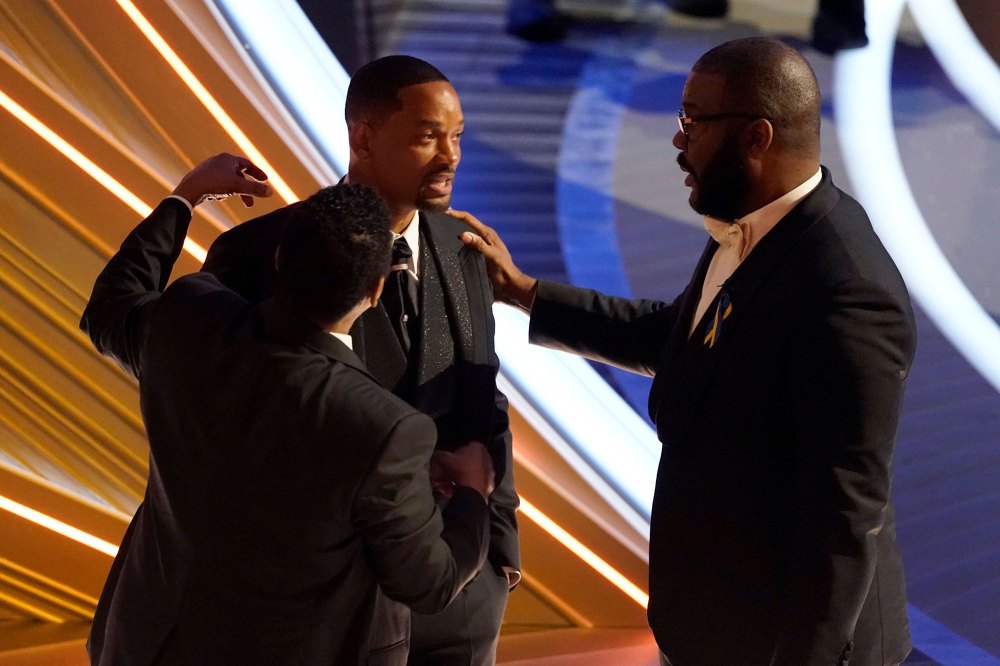 Will Smith Appeared to Be Consoled by Denzel Washington and Tyler Perry During 2022 Oscars Commercial Break