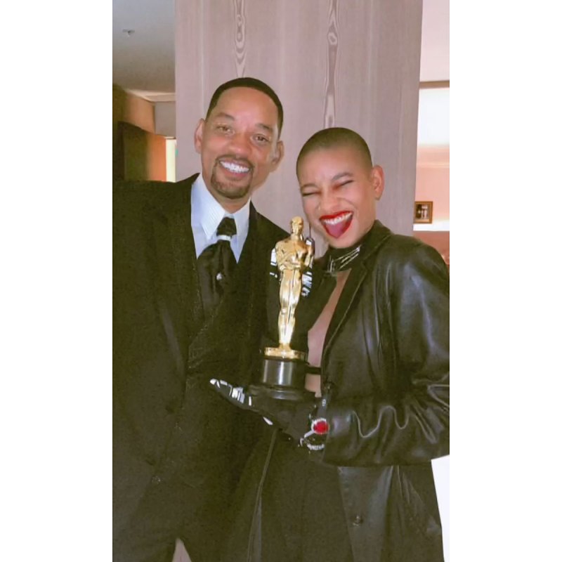 Will Smith Celebrates Oscars Win With Ex Wife Sheree Zampino His Family Photos Willow Smith