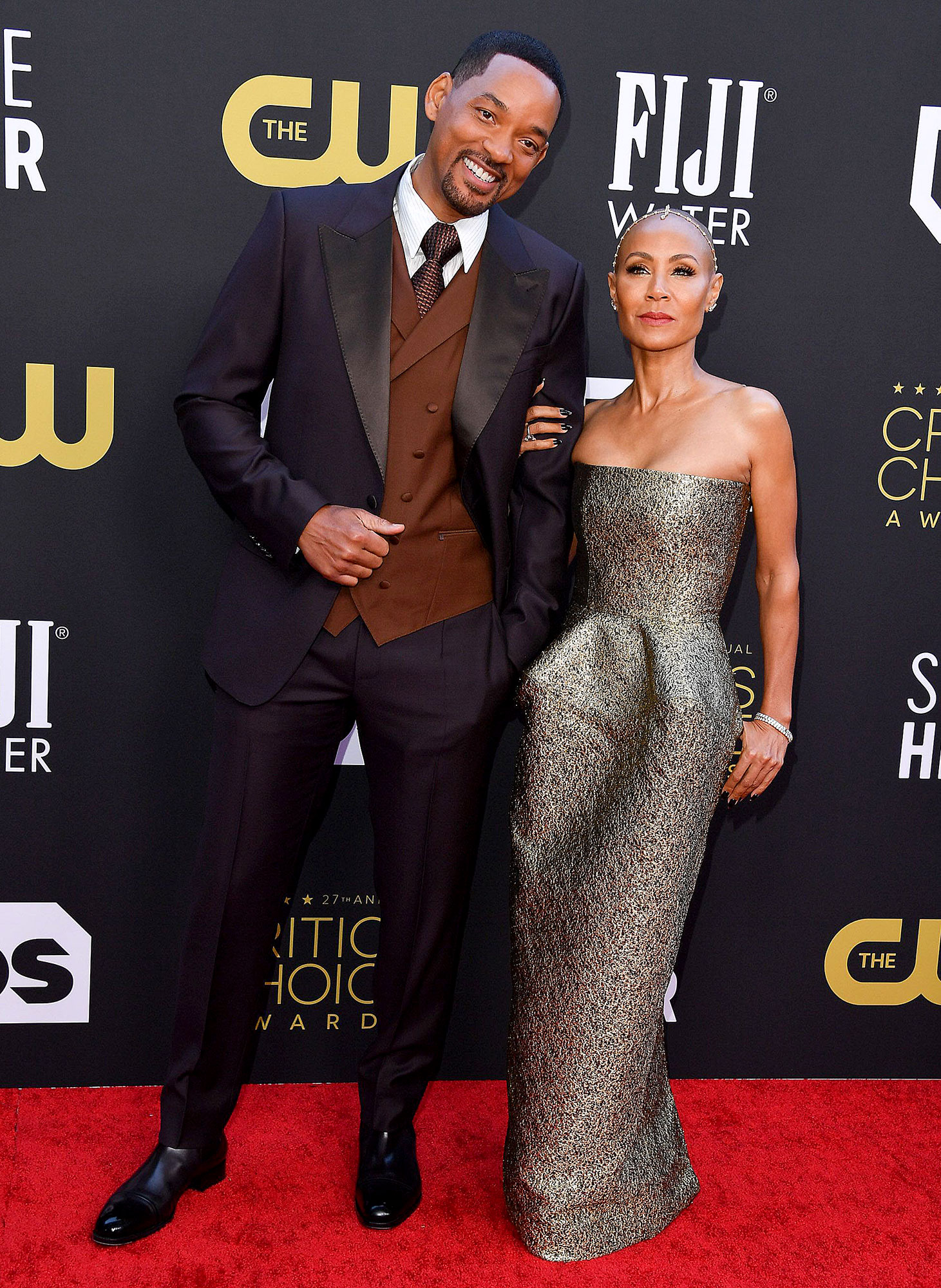 Will Smith and Jada Pinkett Smith Hottest Couples on the Critics Choice Awards 2022 Red Carpet Feature
