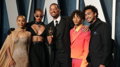 Will Smith's 3 Kids Support Dad at Vanity Fair Party After Oscars Drama