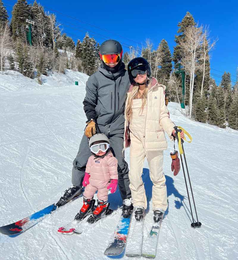 1st Time Skiing! DWTS’ Lindsay Arnold Gushes Over Sage’s Lesson