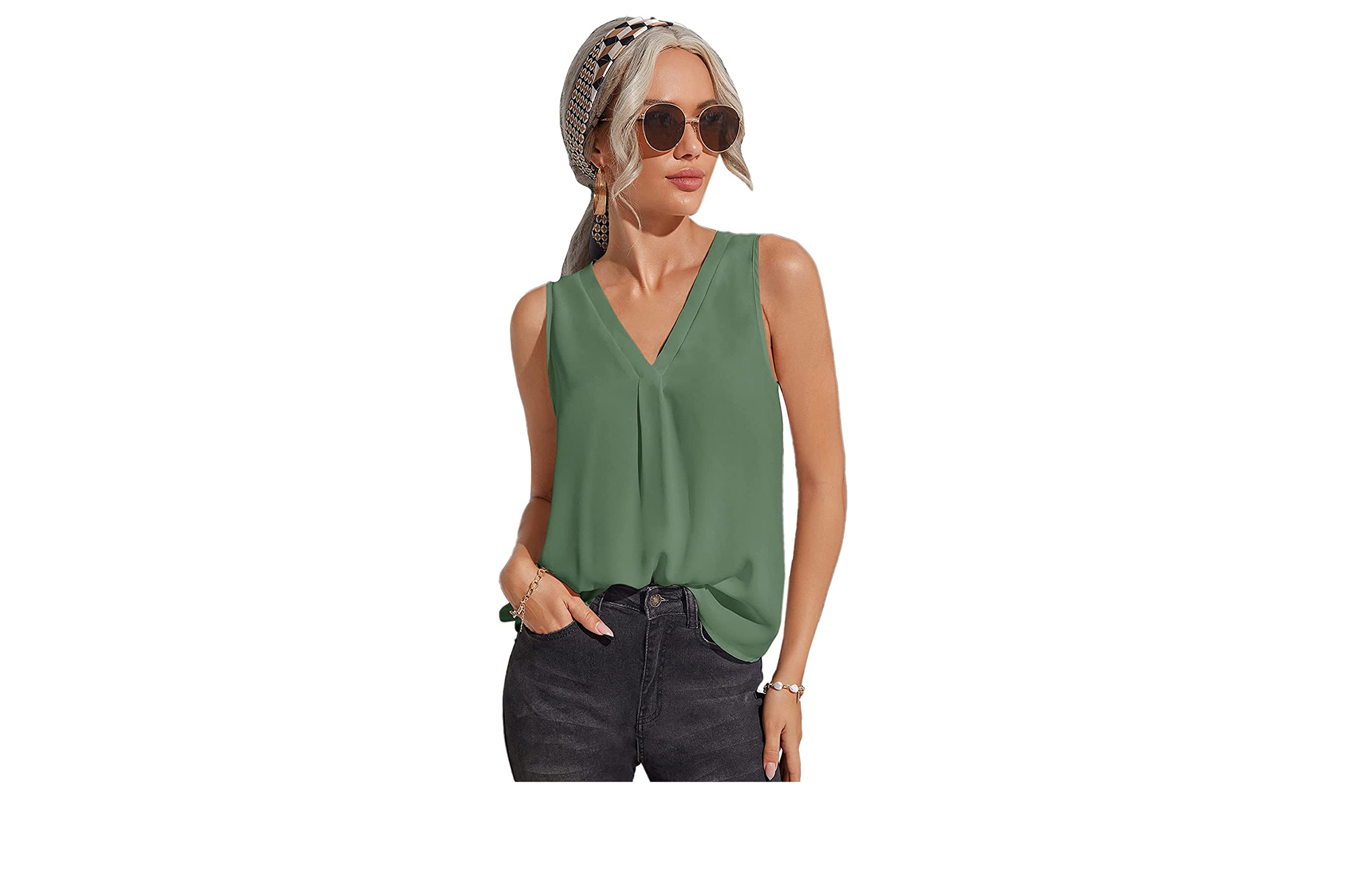 This Sleeveless Top Is Suitable for Work or Out of Office — Only $18!