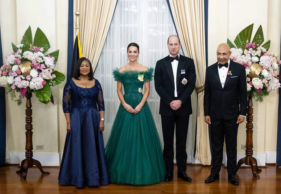 Catherine Duchess of Cambridge and Prince William Royal visit to the Caribbean - 23 Mar 2022