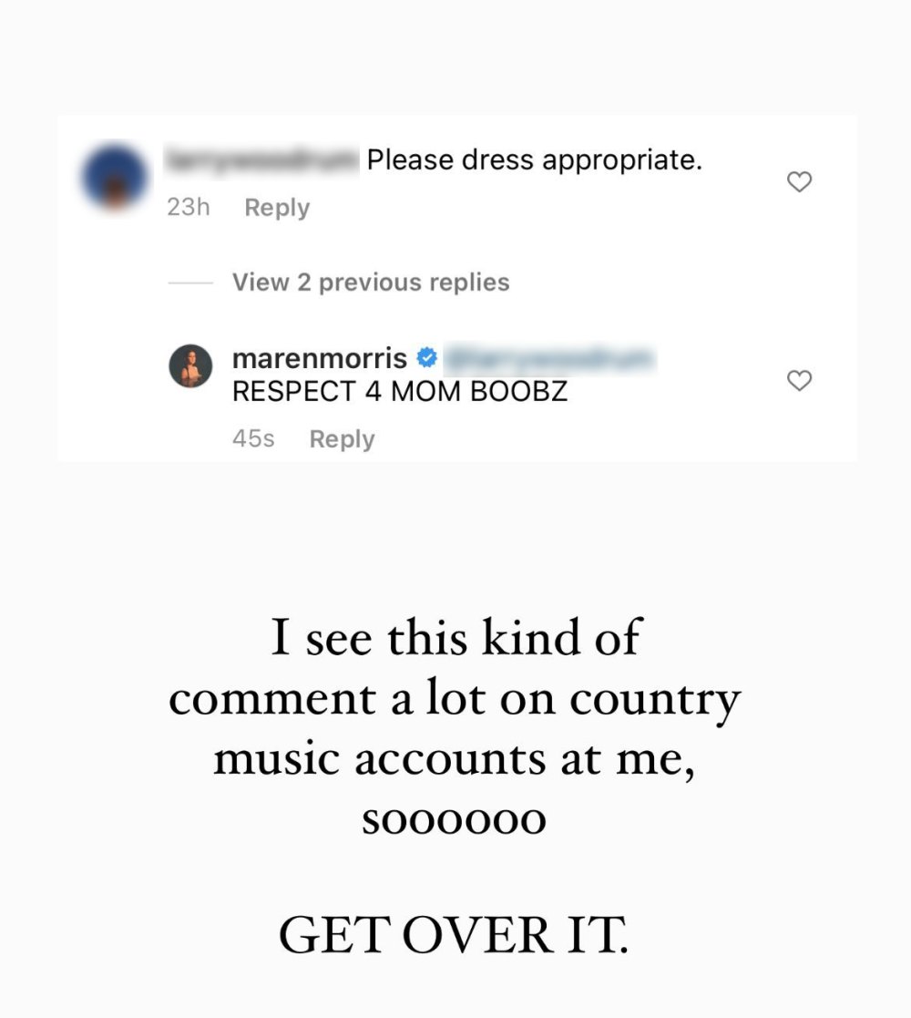 Maren Morris Defends Her Topless 'Playboy' Photoshoot From Critics: 'Respect for Mom Boobz&rsquo;