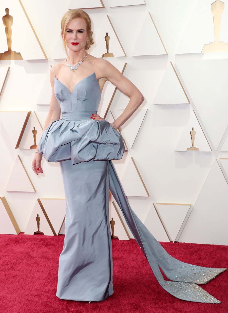 oscars 2022 red carpet Nicole Kidman