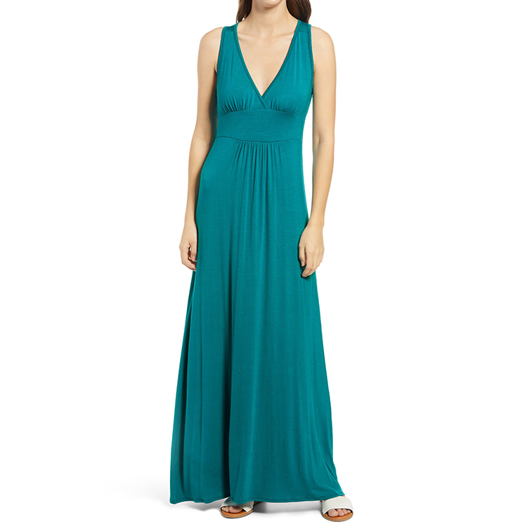 turquoise maxi dress