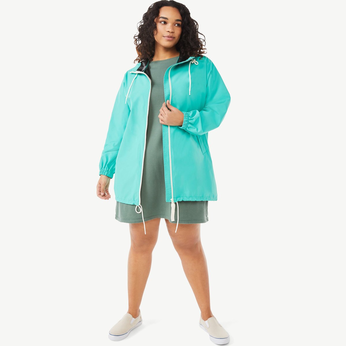Free Assembly Sustainable Rain Jacket Is 50% Off and Packable | Us Weekly