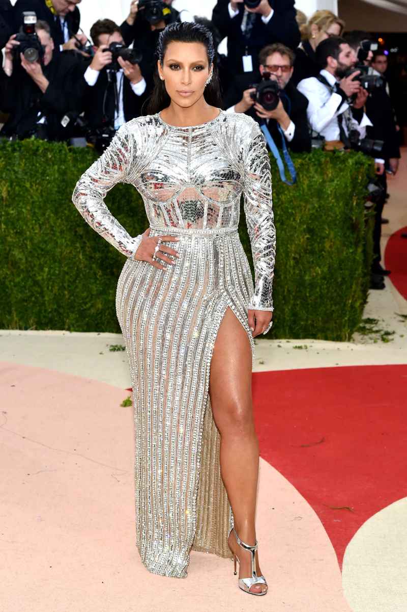 2016 Kim Kardashian History of the Kardashian-Jenner Met Gala Fashion Moments