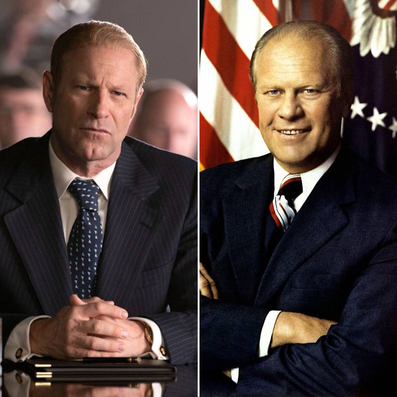 Aaron Eckhart Gerald Ford The First Lady Characters and Their Real-Life Counterparts
