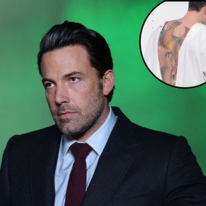 Ben Affleck Has Huge, Colorful New Back Tattoo of Phoenix: See the Shocking Ink!